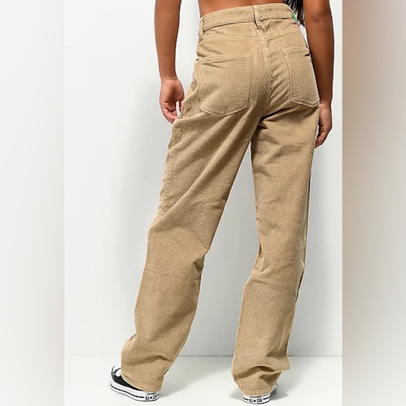 Empyre Tori 90s Khaki Corduroy Skate Pants - Picture 2 of 3